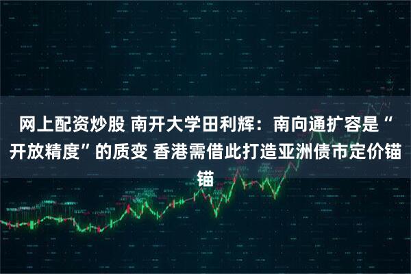 网上配资炒股 南开大学田利辉：南向通扩容是“开放精度”的质变 香港需借此打造亚洲债市定价锚